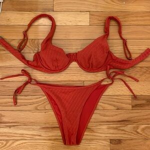 Abercrombie & Fitch Red Bikini